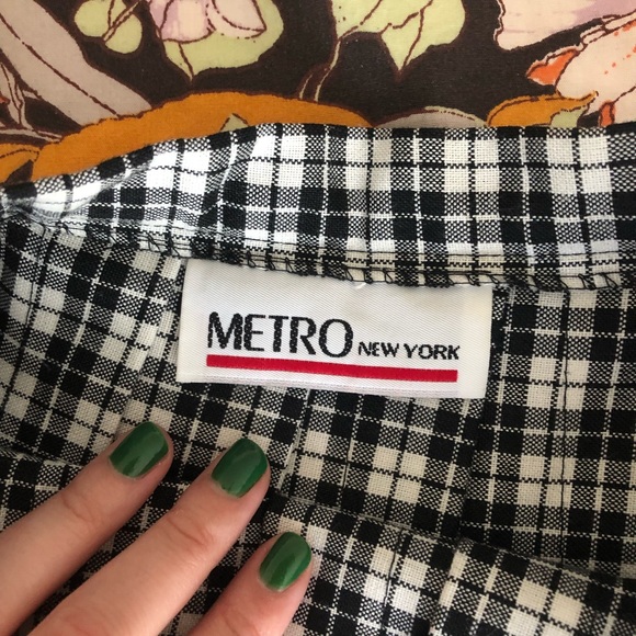 Black and White Plaid Pleated Tennis Skirt - Picture 6 of 6